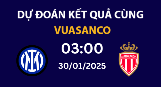 Soi kèo Inter Milan vs Monaco – 03h00 – 30/01 – Champions League